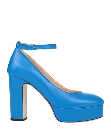 P.A.R.O.S.H. Pumps Azurblau Leder