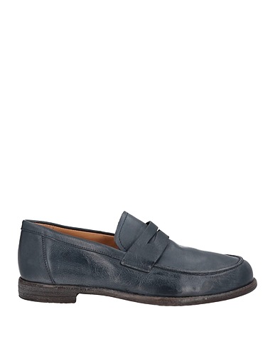 MOMA Loafers Navy blue Soft Leather