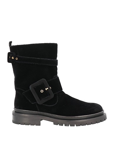 L' AUTRE CHOSE Ankle boot Black Textile fibers