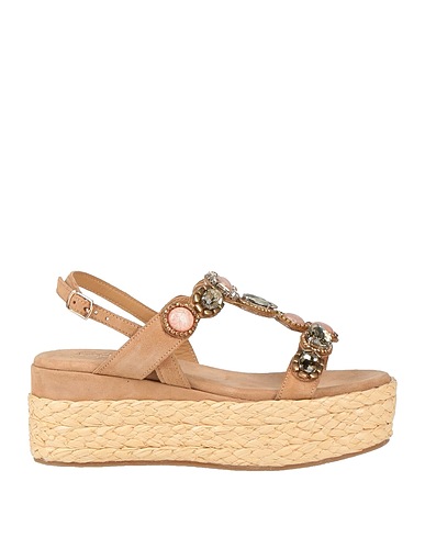 STUDIO MODE Espadrilles Camel Leather