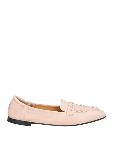 POMME D'OR Loafers Light pink Soft Leather