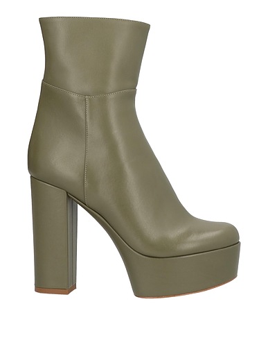 ILIO SMERALDO Ankle boot Sage green Soft Leather