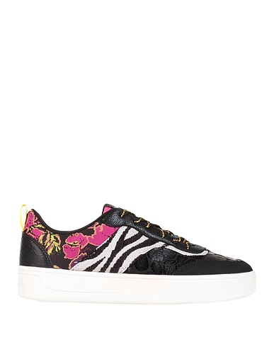 DESIGUAL Sneakers Black 90% Polyester, 10% Polyurethane