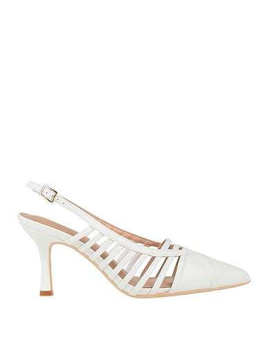 FRANCESCO MILANO Décolleté Bianco Pelle