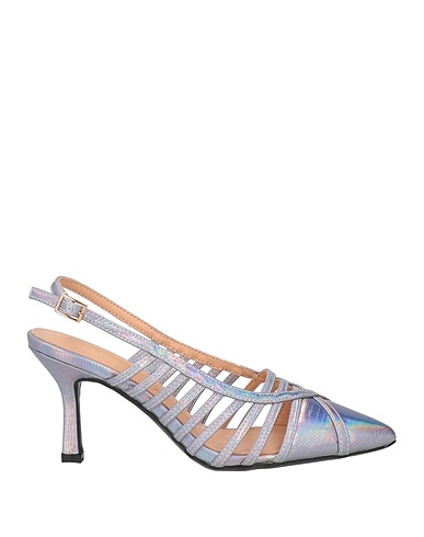 FRANCESCO MILANO Pumps Lila Leder
