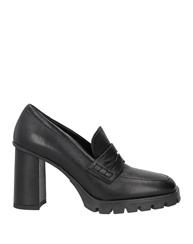 LORENZO MARI Loafers Black Soft Leather