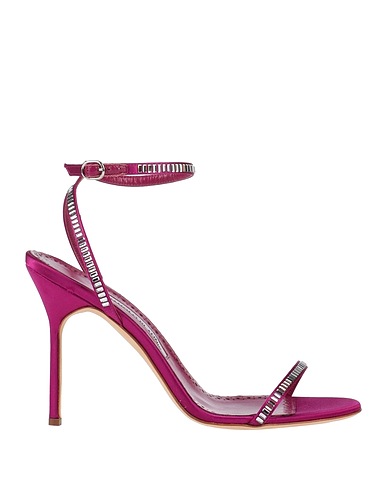 MANOLO BLAHNIK Sandalia Malva Fibras textiles