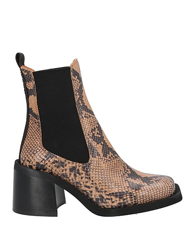 GANNI Ankle boot Light brown Soft Leather