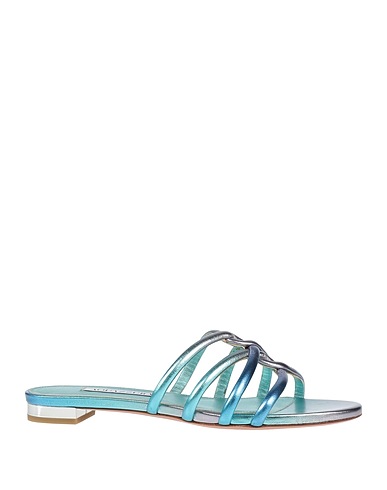 AQUAZZURA Sandals Lilac Leather