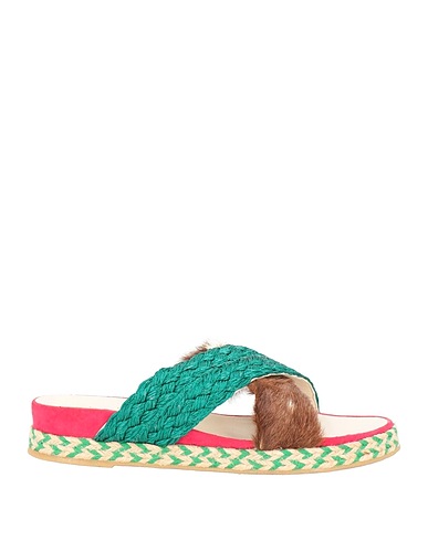 MR & MRS ITALY Espadrilles Emerald green Goat skin