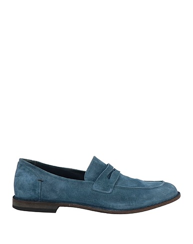PANTANETTI Loafers Slate blue Leather