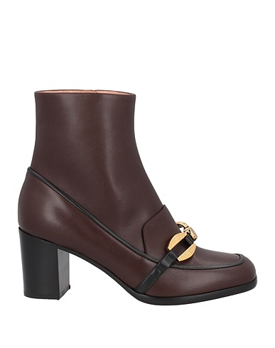 ALBERTA FERRETTI Ankle boot Dark brown Soft Leather