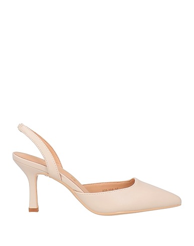 FRANCESCO MILANO Pumps Beige Leder