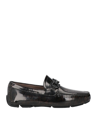 FERRAGAMO Loafers Dark brown Soft Leather