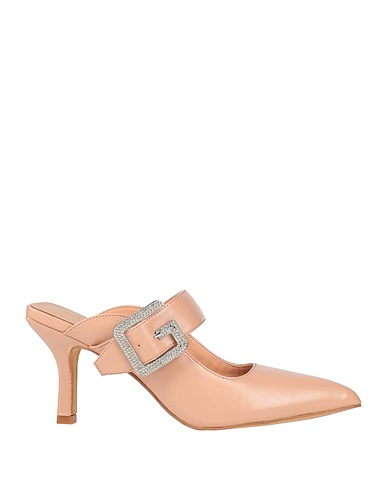 GAëLLE Paris Mule e zoccoli Cipria Fibre tessili