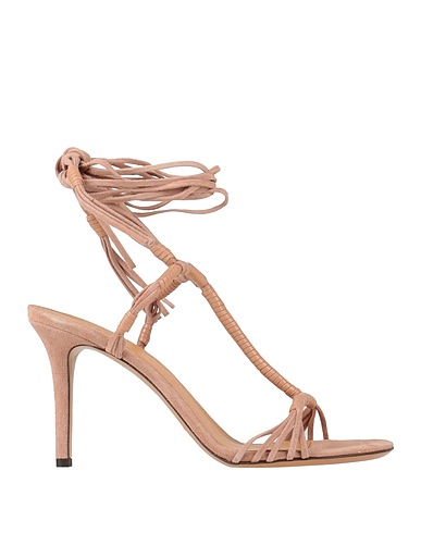 ISABEL MARANT Sandals Antique rose Lambskin, Calfskin, Cow leather