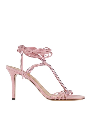 ISABEL MARANT Sandali Rosa Pelle di agnello, Pelle di vitello, Pelle di bovino