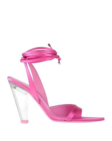 3JUIN Sandals Pink Textile fibers
