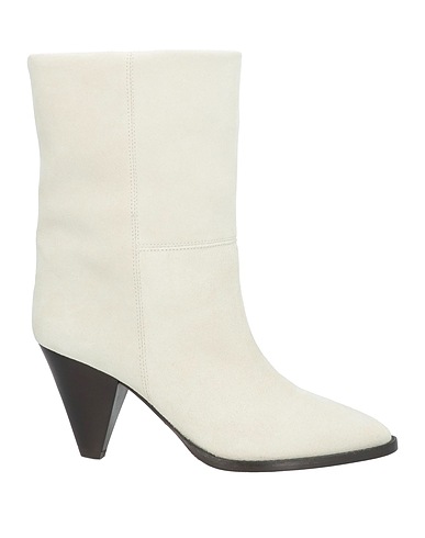 ISABEL MARANT Stivaletti Off white 100% Pelle di vitello