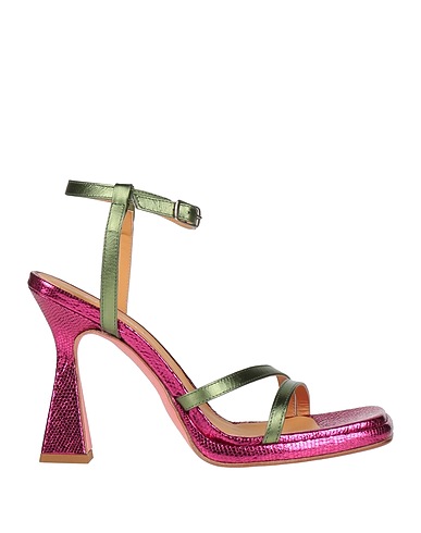 NINNI Sandals Military green Soft Leather