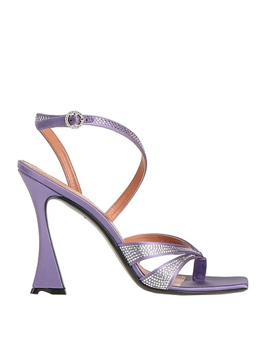 D'ACCORI Flip flops Purple Textile fibres