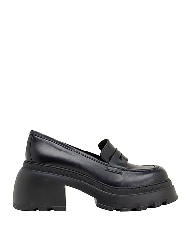 8 by YOOX Mocassino LEATHER CHUNKY PENNY LOAFER
 Nero 100% Pelle di vitello