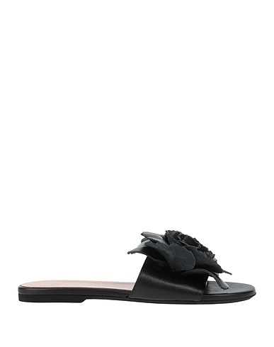 N°21 Sandals Black Soft Leather