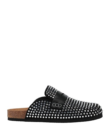 JW ANDERSON Mules and clogs Black Calfskin