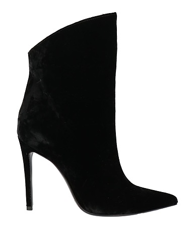 ALDO CASTAGNA Ankle boot Black Textile fibres