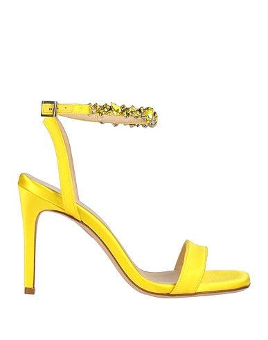 P.A.R.O.S.H. Sandalia Amarillo 72% Viscosa, 18% Seda, 10% Otras Fibras