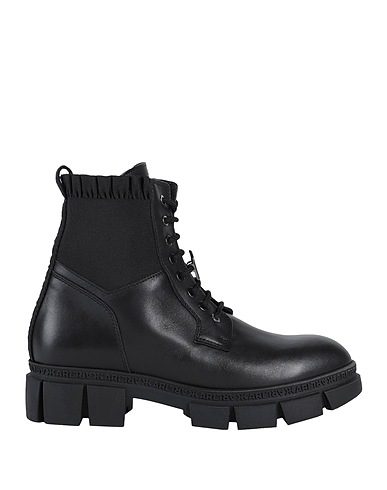KARL LAGERFELD Ankle boot Black 100% Calfskin