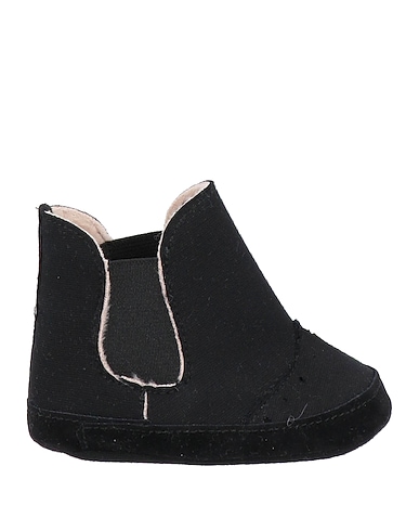BARCELLINO® Newborn shoes Black Textile fibres