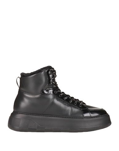 WOOLRICH Sneakers Black 81% Calfskin, 19% Shearling