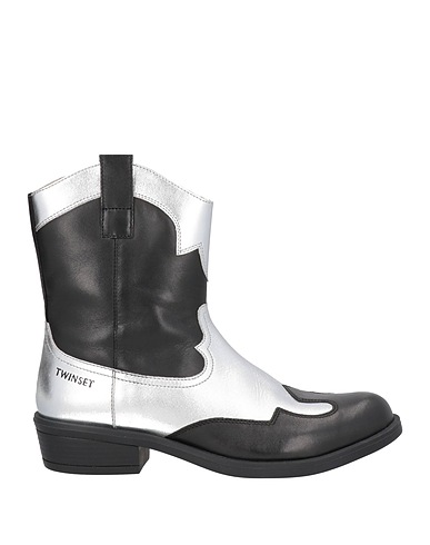 TWINSET Μποτάκι Καμηλό Δέρμα