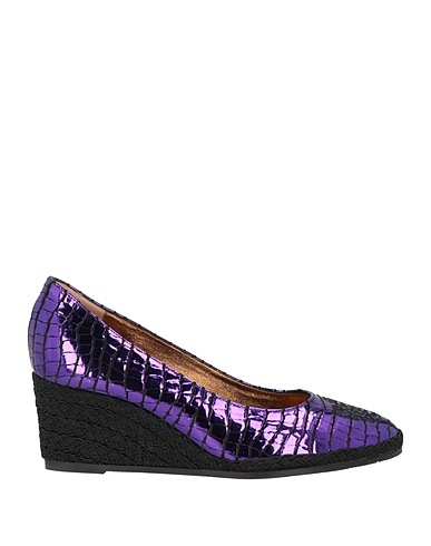 TESTONI Espadrilles Purple Soft Leather