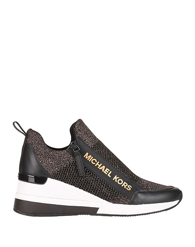 MICHAEL MICHAEL KORS Sneakers Schwarz 80% Polyester, 20% Elastan, Leder
