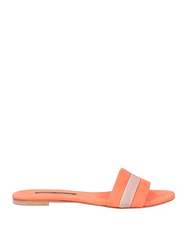 STUDIO POLLINI Sandals Salmon pink Leather