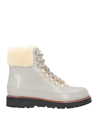 LAFAYETTE 148 Stivaletti Grigio chiaro Pelle, Montone