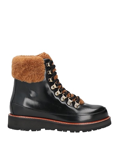 LAFAYETTE 148 Ankle boot Black Leather, Shearling