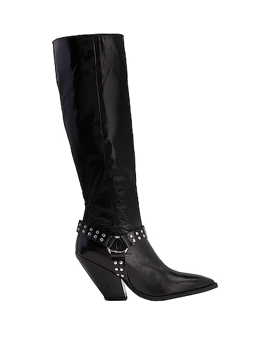 8 by YOOX Boots LEATHER WESTERN ANKLE BOOTS HARNESS DETAIL
100% Calfskin