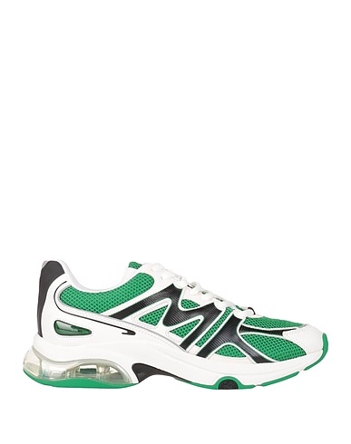 MICHAEL KORS MENS Sneakers Green 50% Polyurethane, 50% Polyester, Soft Leather