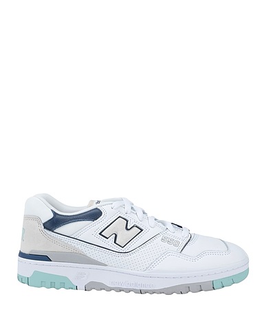 NEW BALANCE Activewear 550
 White Leather, Textile fibers