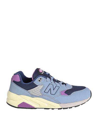 NEW BALANCE Sneakers 580
 Slate blue Soft Leather, Textile fibres