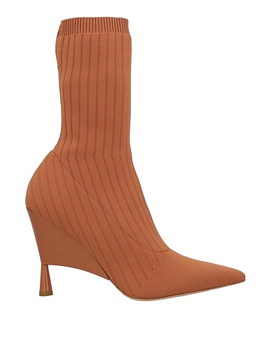 GIA / RHW Ankle boot Camel Textile fibres