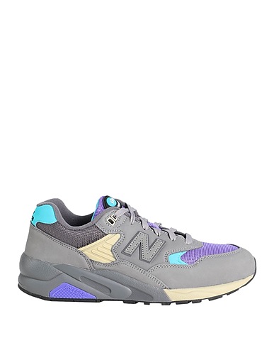 NEW BALANCE Sneakers 580 Grau Leder, Gewebefasern
