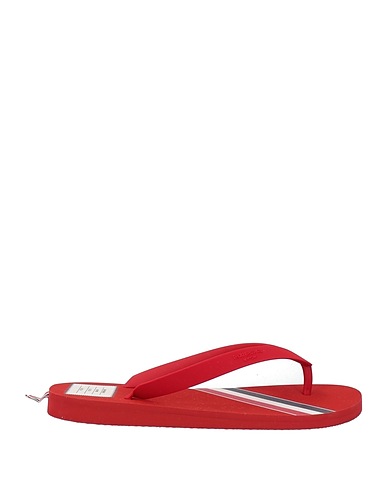 THOM BROWNE Flip flops Red Rubber