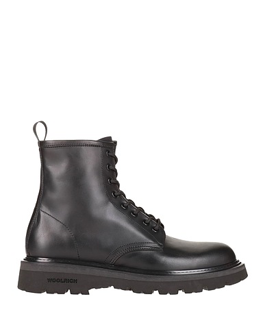 WOOLRICH Ankle boot Black 91% Calfskin, 9% Polyamide