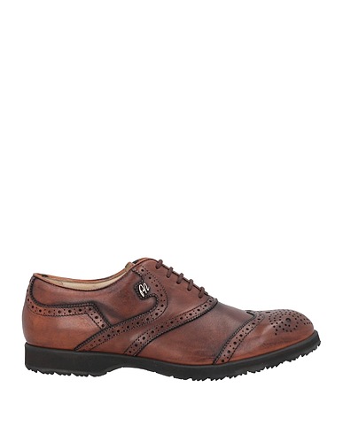 ROBERTO BOTTICELLI Laced shoes Dark brown Soft Leather