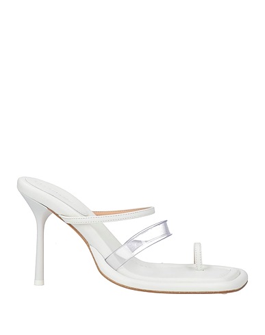 SPORTMAX Infradito Bianco Pelle