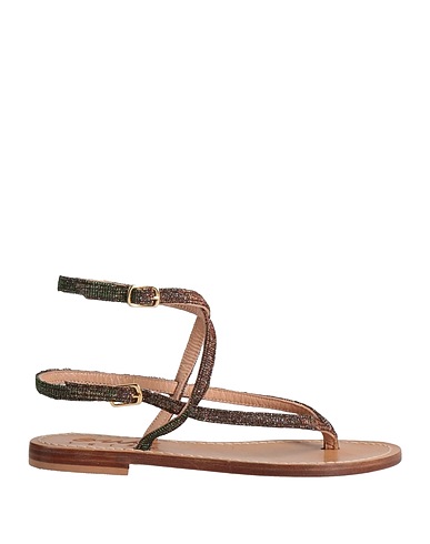OM Flip flops Bronze Leather